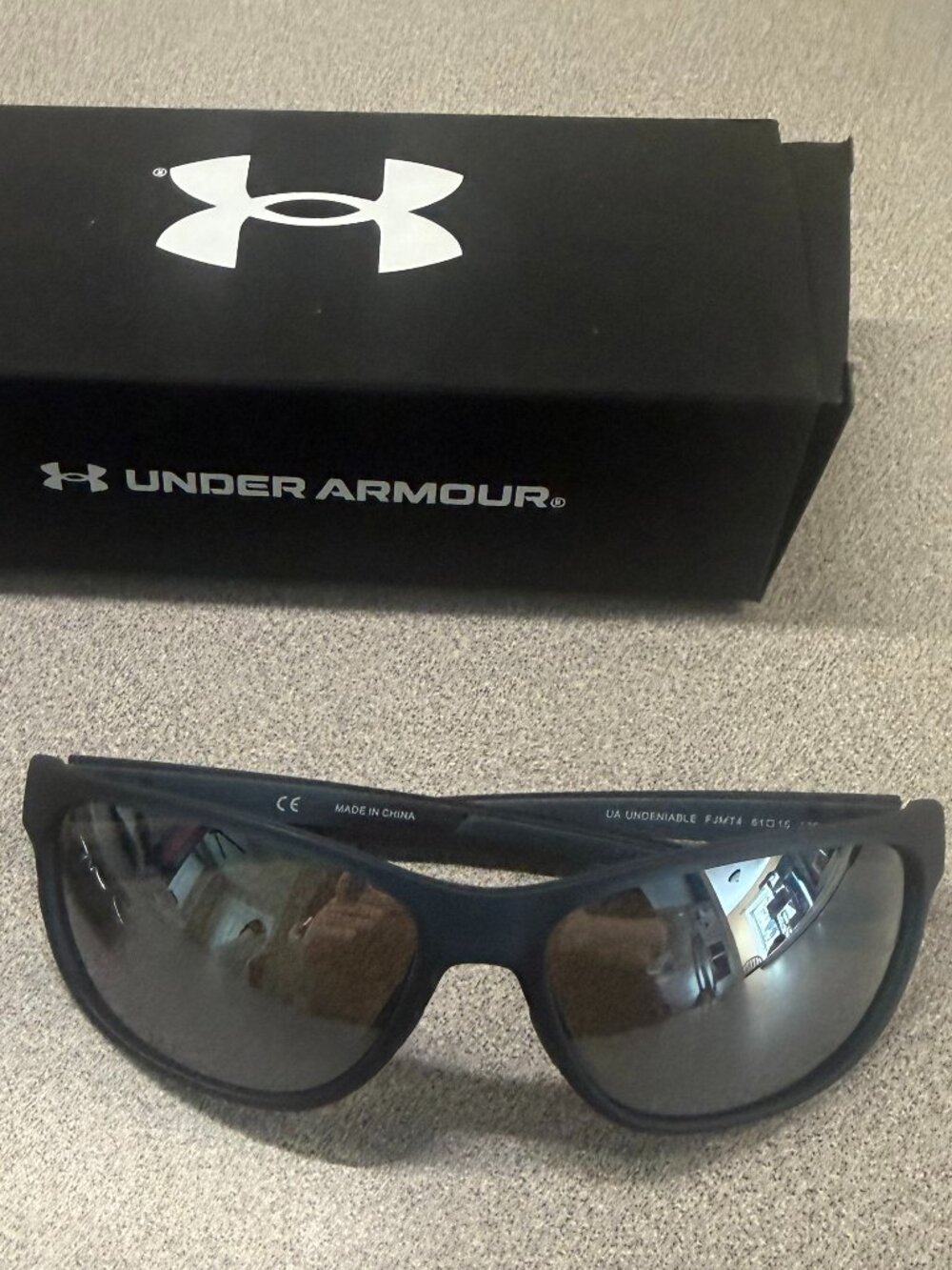 Under Armour Undeniable Sunglasses – Trans Mt Blue Note/Silver – NEW w/ Tags